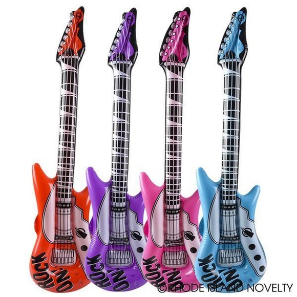 Party Supplies 39 Inflatable Guitars 1 Dozen Guitars Assorted Poshmark